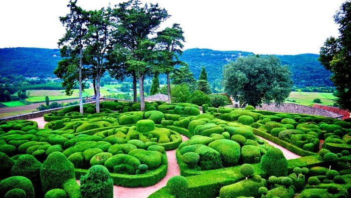Ogrody w Marqueyssac, Vézac, Francja. Najbardziej niesamowite miejsca na Ziemi