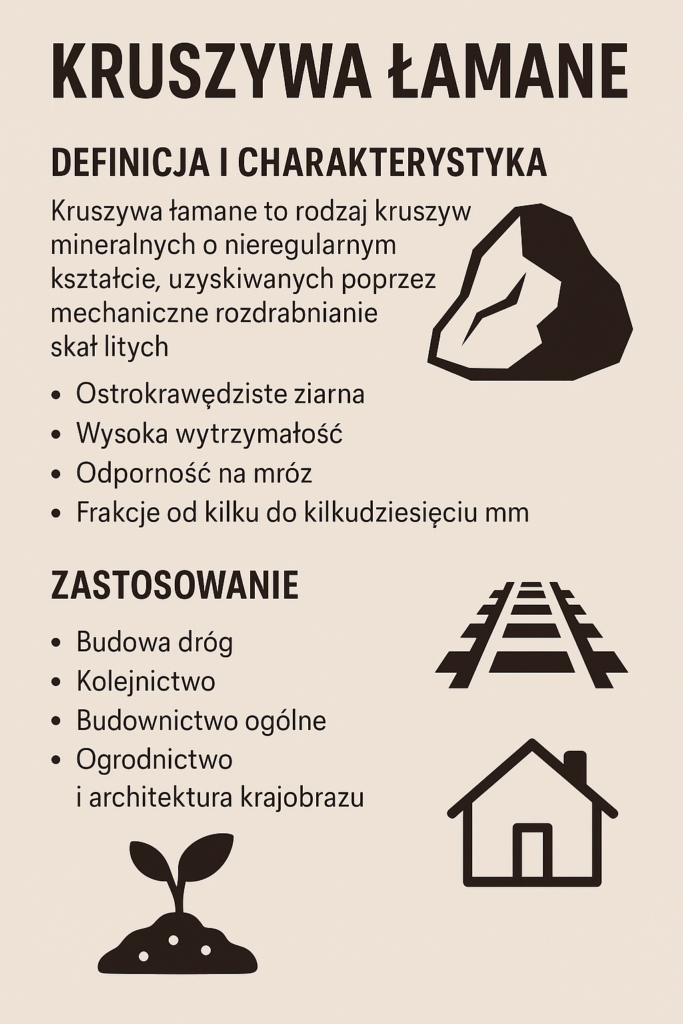 kruszywa łamane infografika